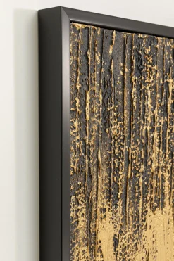 KARE Design Taulut|Olohuone*Abstract Black Kehystetty Taulu 80x120cm