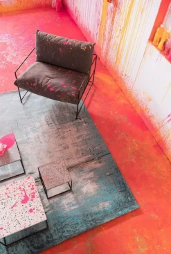 KARE Design Matot*Abstract Matto, Vaaleansininen 170x240cm