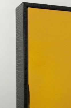 KARE Design Taulut*Abstract Shapes Kehystetty Taulu, Keltainen 113x113cm