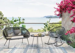 KARE Design Nojatuolit*Acapulco Keinutuoli, Musta