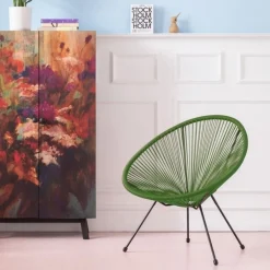 KARE Design Nojatuolit*Acapulco Nojatuoli, Vihreä