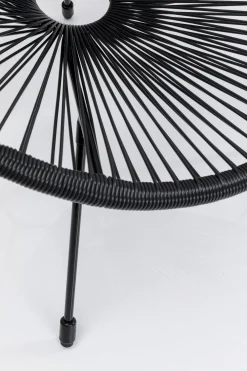 KARE Design Sohvapöydät|Olohuone*Acapulco Pöytä Ja Tuoli Musta (2/osaa)