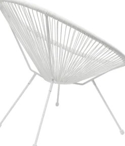 KARE Design Sohvapöydät|Olohuone*Acapulco Pöytä Ja Tuoli Valkoinen (2/osaa)