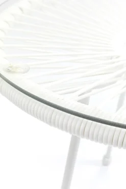 KARE Design Sohvapöydät|Olohuone*Acapulco Pöytä Ja Tuoli Valkoinen (2/osaa)