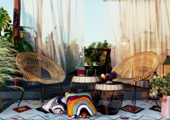 KARE Design Sohvapöydät*African Drums Sivupöytä (2/Setti)