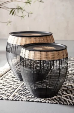 KARE Design Sohvapöydät*African Drums Sivupöytä (2/Setti)