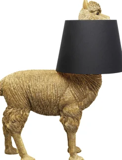KARE Design Lattiavalaisimet*Alpaca Alpakka Lattiavalaisin Kulta 108 Cm