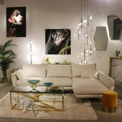 KARE Design Kulmasohvat*Amalfi Kulmasohva - Kermanvärinen, Oikea 275cm