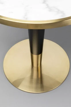KARE Design Pöydät*Amalia Bistro Pöytä Marmori Ja Teräs Ø70cm