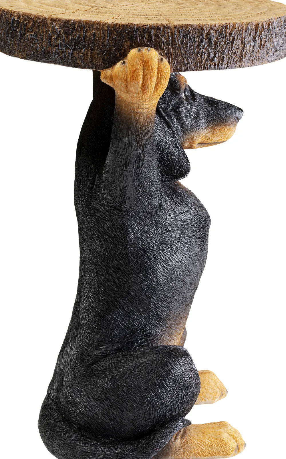 KARE Design Sohvapöydät|Olohuone*Animal Bassotto Mäyräkoira Sivupöytä Ø32cm