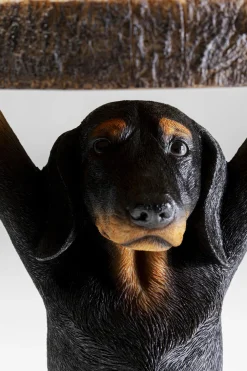 KARE Design Sohvapöydät|Olohuone*Animal Bassotto Mäyräkoira Sivupöytä Ø32cm