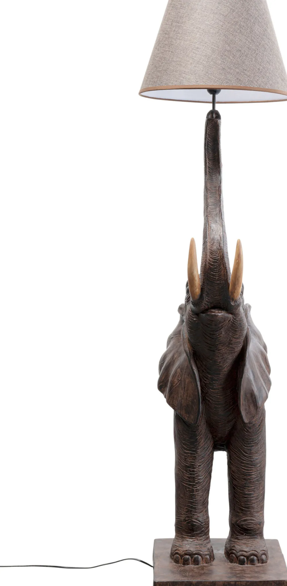 KARE Design Lattiavalaisimet|Olohuone*Animal Elephant Elefantti Lattiavalaisin 154cm