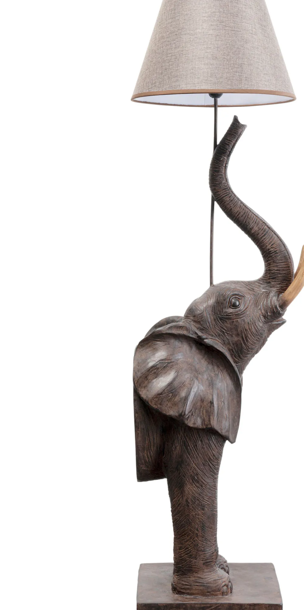 KARE Design Lattiavalaisimet|Olohuone*Animal Elephant Elefantti Lattiavalaisin 154cm