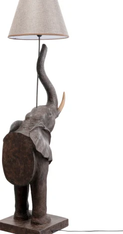 KARE Design Lattiavalaisimet|Olohuone*Animal Elephant Elefantti Lattiavalaisin 154cm