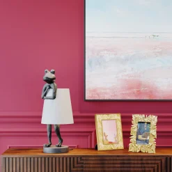 KARE Design Pöytävalaisimet*Animal Frog Sammakko Pöytävalaisin, Harmaa