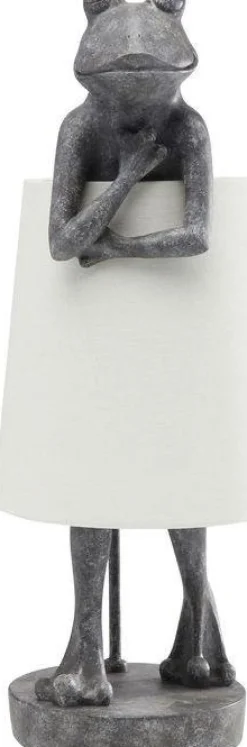KARE Design Pöytävalaisimet*Animal Frog Sammakko Pöytävalaisin, Harmaa