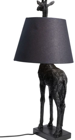 KARE Design Pöytävalaisimet*Animal Giraffe Kirahvi Pöytävalaisin, Matta Musta 71cm