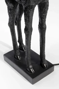 KARE Design Pöytävalaisimet*Animal Giraffe Kirahvi Pöytävalaisin, Matta Musta 71cm