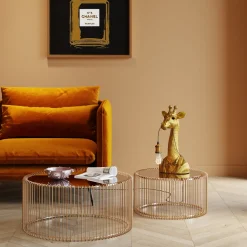 KARE Design Pöytävalaisimet*Animal Giraffe Kirahvi Pöytävalaisin, Kulta 50cm