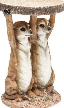 KARE Design Sohvapöydät|Olohuone*Animal Meerkat Sisters Sivupöytä Ø33cm