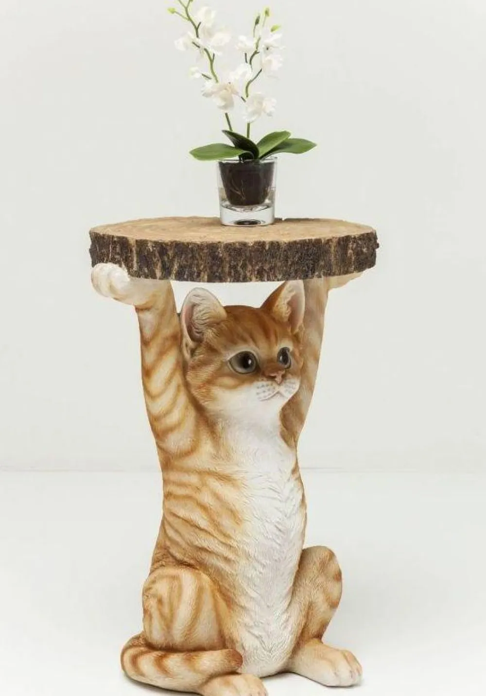 KARE Design Sohvapöydät|Olohuone*Animal Ms Cat Kissa Sivupöytä Ø33cm