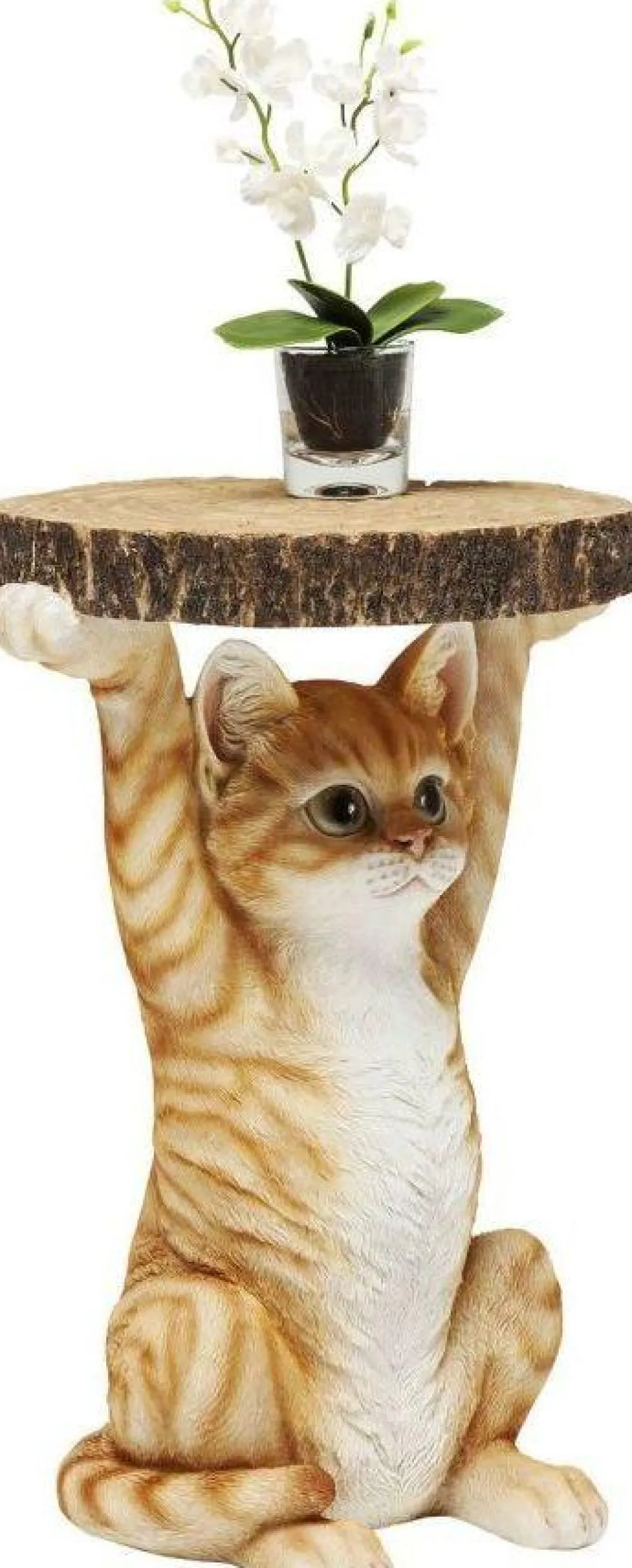 KARE Design Sohvapöydät|Olohuone*Animal Ms Cat Kissa Sivupöytä Ø33cm