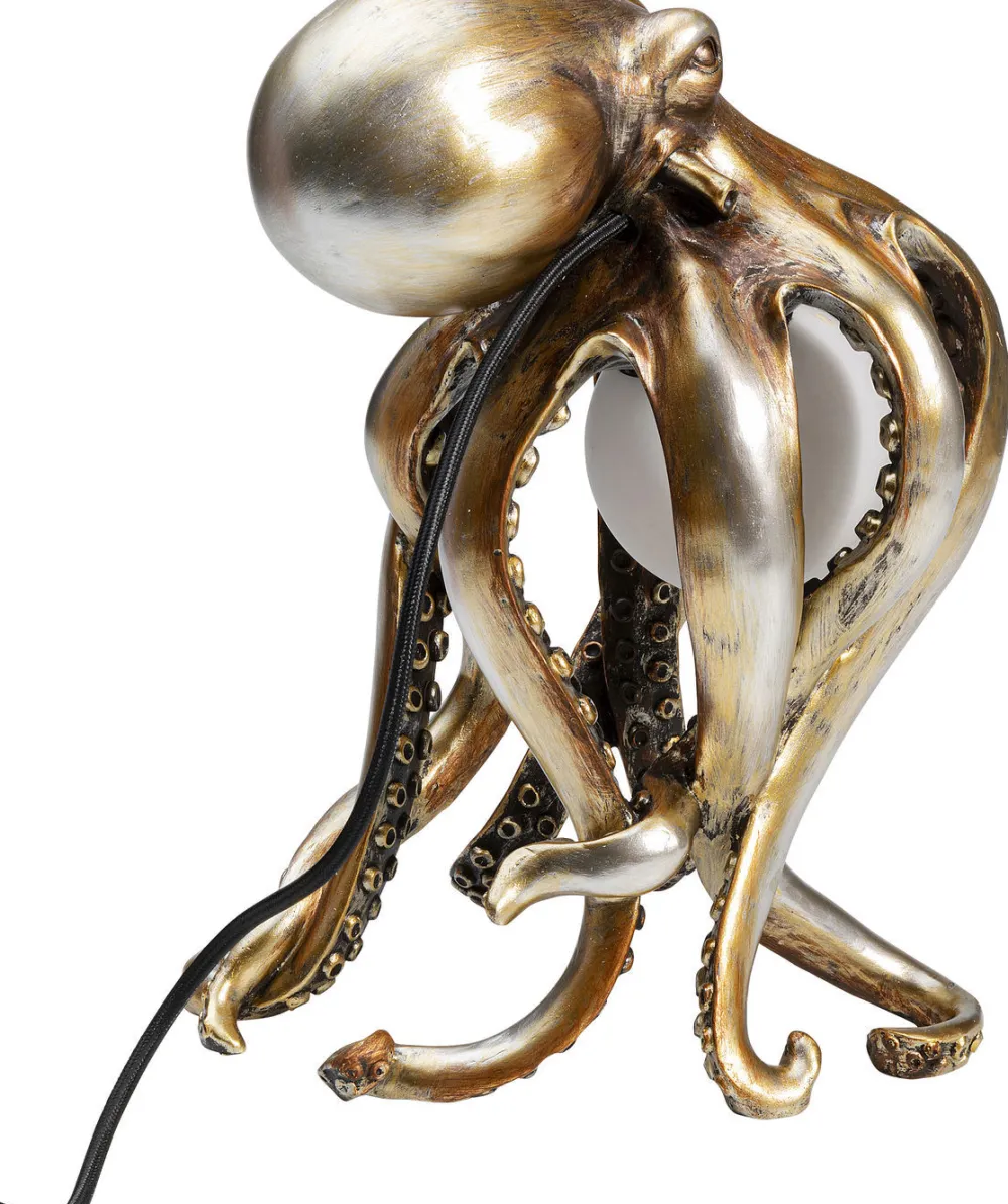 KARE Design Pöytävalaisimet*Animal Octopus Mustekala Pöytävalaisin 34cm