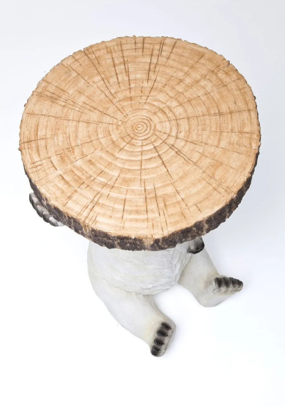 KARE Design Sohvapöydät*Animal Polar Bear Jääkarhu Sivupöytä Ø37cm