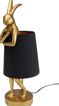 KARE Design Pöytävalaisimet*Animal Rabbit Kani, Pupu Pöytävalaisin Kulta/musta 50cm