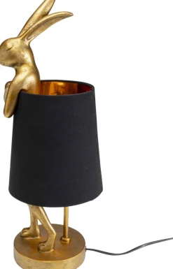 KARE Design Pöytävalaisimet*Animal Rabbit Kani, Pupu Pöytävalaisin Kulta/musta 50cm