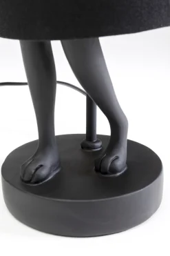 KARE Design Pöytävalaisimet*Animal Rabbit Kani, Pupu Pöytävalaisin Matta Musta 50cm