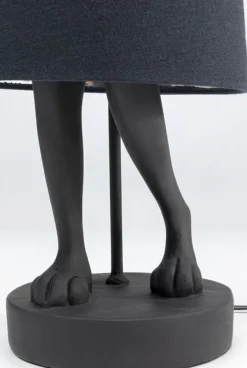KARE Design Pöytävalaisimet*Animal Rabbit Pupu Pöytävalaisin, Pupulamppu, Matta Musta 68cm