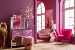 KARE Design Pöytävalaisimet*Animal Rabbit Pupu Pöytävalaisin, Pupulamppu, Valkoinen/roosa 50cm