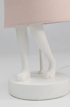 KARE Design Pöytävalaisimet*Animal Rabbit Pupu Pöytävalaisin, Pupulamppu, Valkoinen/roosa 50cm
