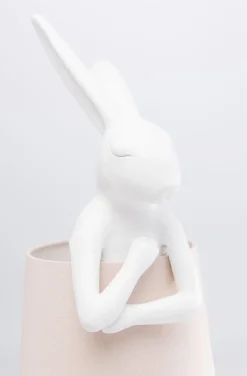 KARE Design Pöytävalaisimet*Animal Rabbit Pöytävalaisin, Pupu-lamppu - Vaaleanpun./valkoinen 68cm