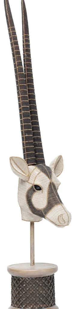 KARE Design Jalalliset Koriste-Esineet*Antelope Head Pearls Antilooppi Koriste-esine 124cm