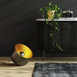 KARE Design Lattiavalaisimet*Apollon Smooth Black Lattiavalaisin Ø35cm