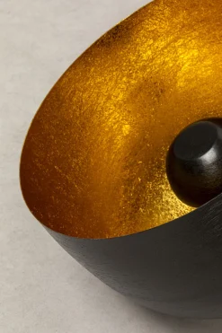 KARE Design Lattiavalaisimet*Apollon Smooth Black Lattiavalaisin Ø35cm