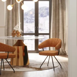 KARE Design Tuolit*Arabella Kääntyvä Tuoli Oranssi