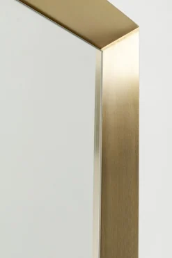 KARE Design Peilit*Arezzo Brass Trapez Seinäpeili Messinki 65(45)x160cm