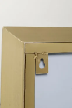 KARE Design Peilit*Arezzo Brass Trapez Seinäpeili Messinki 65(45)x160cm