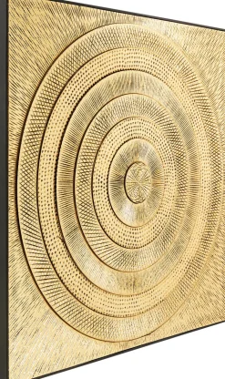 KARE Design Taulut*Art Circle Gold Taulu 120x120cm