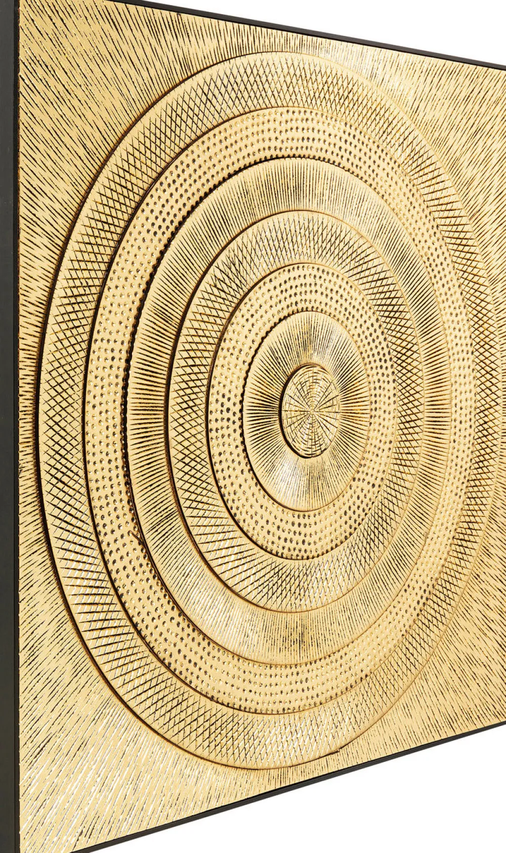 KARE Design Taulut*Art Circle Gold Taulu 120x120cm