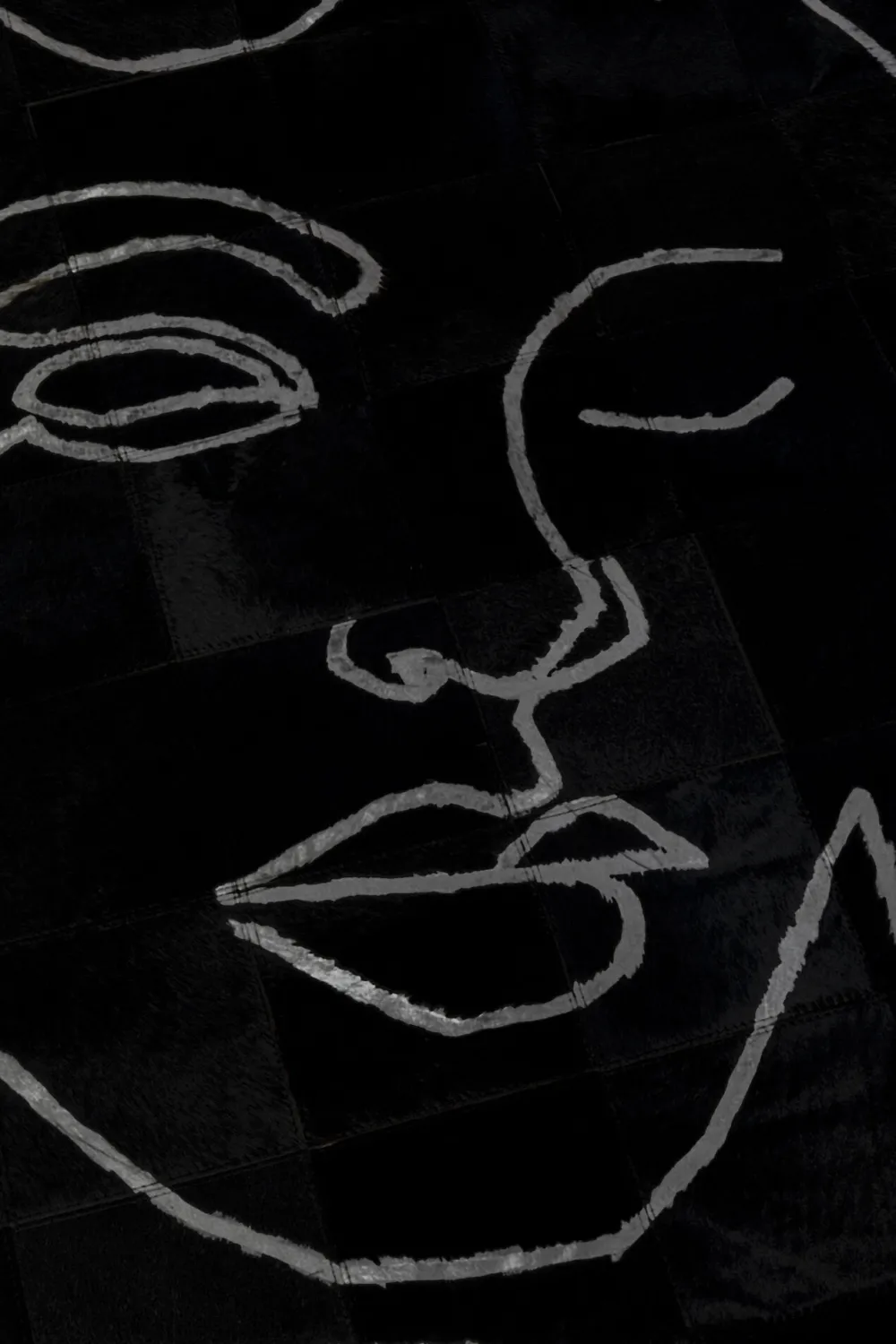 KARE Design Matot*Art Faces Pyöreä Matto Ø250cm