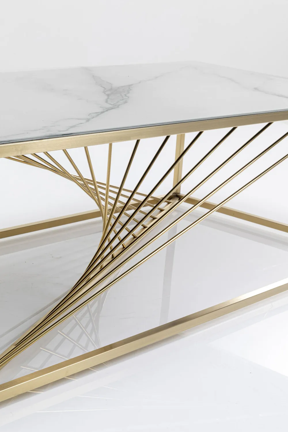 KARE Design Sohvapöydät*Art Marble Glass Sohvapöytä 140x70cm