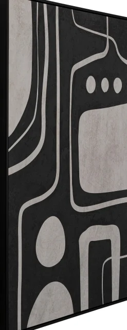 KARE Design Taulut*Artistic Blacky Canvas Taulu 70x110cm