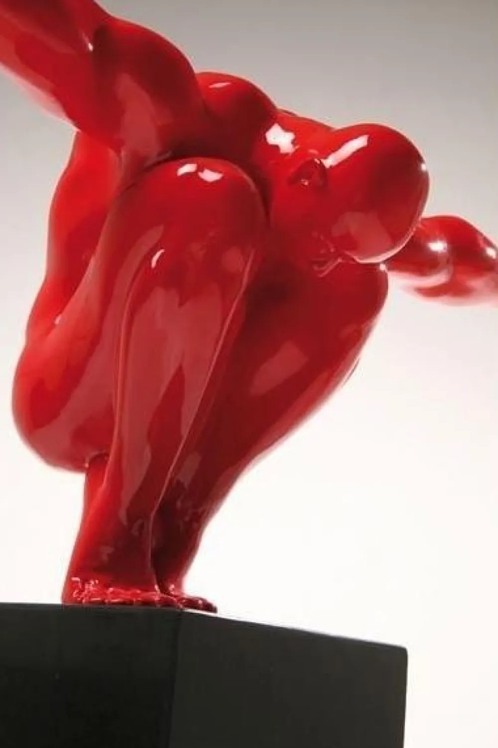 KARE Design Koriste-Esineet*Athlet Atleetti Koriste-esine, Figuuri, Punainen 75cm