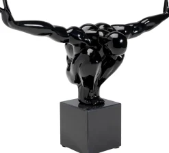 KARE Design Koriste-Esineet*Athlet Atleetti Koriste-esine, Figuuri, Musta 75cm
