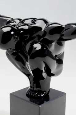 KARE Design Koriste-Esineet*Athlet Atleetti Koriste-esine, Figuuri, Musta 75cm