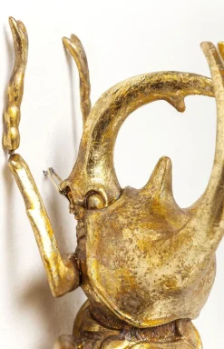 KARE Design Seinäkoristeet*Atlas Beetle Kovakuoriainen Seinäkoriste, Kulta